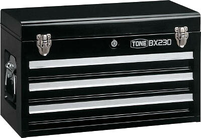 ＴＯＮＥ ツールチェスト 508Ｘ232Ｘ302ｍｍ ブラック【BX230BK】(工具箱・ツールバッグ・スチール製工具箱)【送料無料】