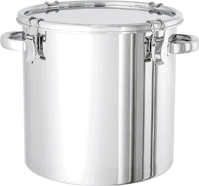 日東 ステンレスタンクＳＵＳ316Ｌクリップ式密閉タンク10Ｌ【CTH-24-316L】(ボトル・容器・ステンレスタンク)【送料無料】