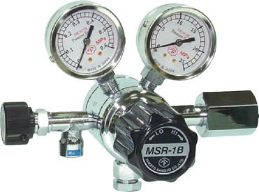 分析機用二段圧力調整器 MSR−1B【MSR1B11TRC】(溶接用品・ガス調整器)【送料無料】|リコメン堂生活館