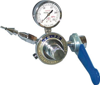 風船用圧力調整器 ＹＲ－70ＰＰ【YR70PP】(溶接用品・ガス調整器)【送料無料】