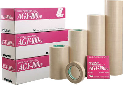 チューコーフロー 粘着テープ ガラスクロス 0.13−300×10【AGF100FR-13X300】(テープ用品・保護テープ)【送料無料】|リコメン堂生活館