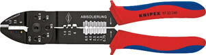 ＫＮＩＰＥＸ 圧着ペンチ 215ｍｍ【9722-240】(電設工具・圧着工具)【送料無料】