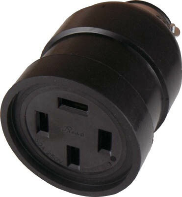 【在庫一掃】アメリカン電機 平刃形 ゴムコネクタボディ 接地3P50A250V【R544】(電設配線部品・プラグ・コンセント)【送料無料】