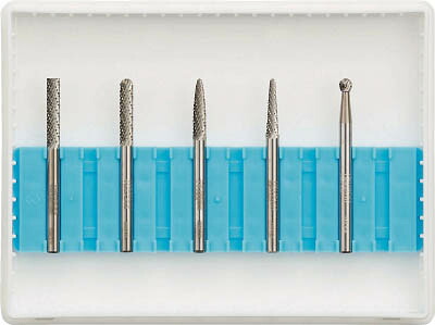 ＴＲＵＳＣＯ 超硬バーセットＡシリース 軸3ｍｍ 刃径3ｍｍ 5本セット【TB-A030-5S】(研削研磨用品・超硬バー)【送料無料】