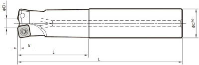 京セラ ミーリング用ホルダ【MFH32-S32-10-2T】(旋削・フライス加工工具・ホルダー)【送料無料】