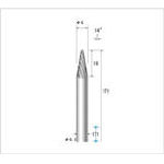 ナカニシ ロングシャフト超硬カッタ【26651】(電動工具・油圧工具・マイクログラインダー)【送料無料】