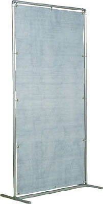 吉野 火花用衝立アルミパイプ 1×2 単体固定【YS-12SF-A】(溶接用品・溶接遮光フェンス)【送料無料】