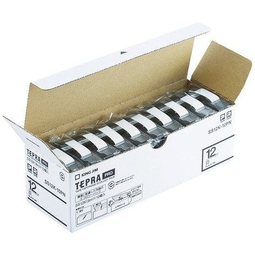 キング PROテープエコパック白ラベル SS9K-10PN【送料無料】