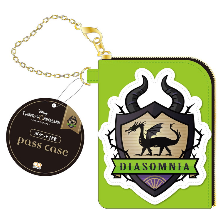 ツイステコラボ ポムフィオーレ寮 パスケース ツイステコラボ ポムフィオーレ寮 パスケース