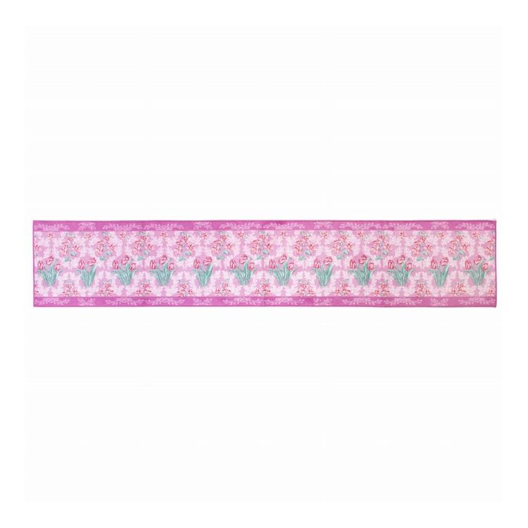 日本製 キッチンマット 花柄 ロイヤルコレクション アーツ 45×240cm ピンク オカ(代引不可)【送料無料】