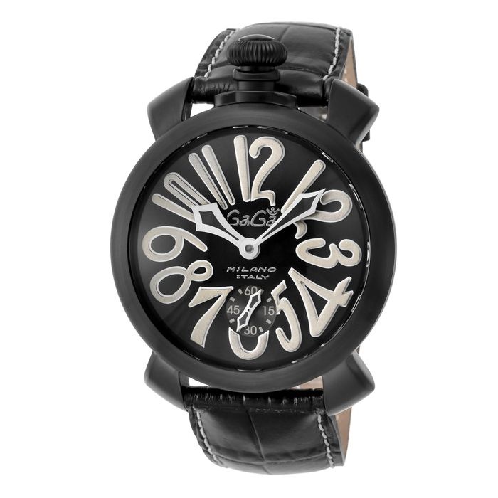 GaGaMILAN ガガミラノ 5012.06S-BLK ブランド 時計 腕時計 メンズ 誕生日 プレゼント ギフト カップル(代引不可)【送料無料】｜リコメン堂生活館