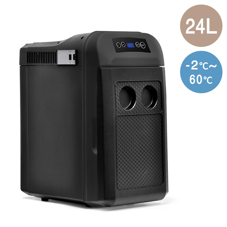 楽天市場】ベルソス 家庭用 車載用 2電源対応 24L ダブルペルチェ冷温