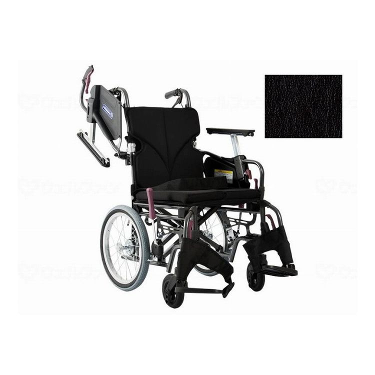 カワムラサイクル モダンCstyle 介助用 16インチ中・高床 エコブラック(No.88) 座幅40 前座47cm KMD-C16-40-SH(代引不可)【送料無料】|リコメン堂生活館