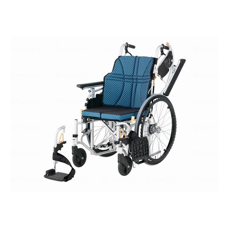日進医療器 ウルトラシリーズ 自走式 NA U7 インディゴ 座幅44 前座42cm NA-U7(代引不可)【送料無料】