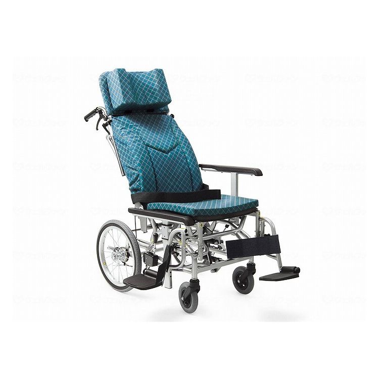カワムラサイクル KXL(ライトタイプ)介助用 KXL16-42 シアンレザー(No.99) 車いす 車椅子 車イス キャリー 車 移動 介護 補助(代引不可)【送料無料】｜リコメン堂生活館