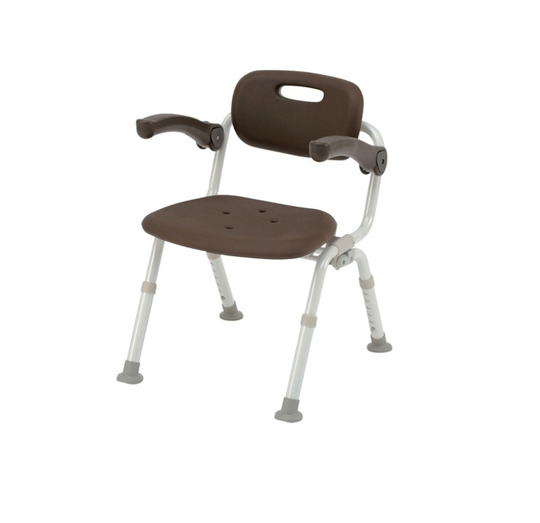 パナソニックエイジフリー シャワーチェア [ユクリア] ミドルSPおりたたみN モカブラウン - PN-L41721BR【送料無料】｜リコメン堂生活館