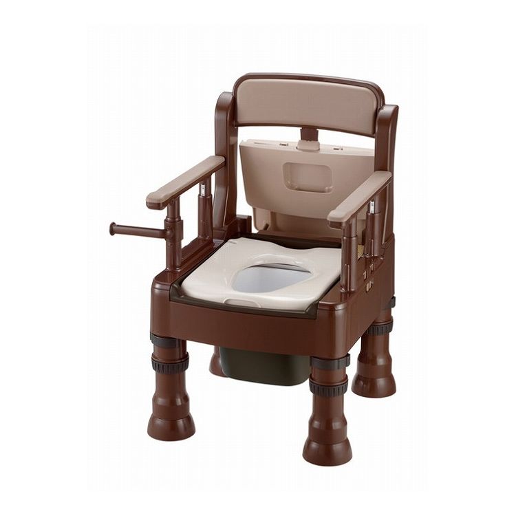 リッチェル ポータブルトイレきらくMS型(標準便座) アイボリー - 45601【送料無料】 16,422円