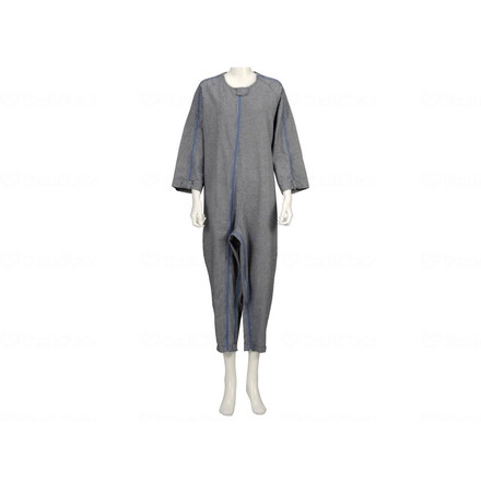 竹虎 ソフトケアねまき 厚手 紺 LL 105985(代引不可)【送料無料】