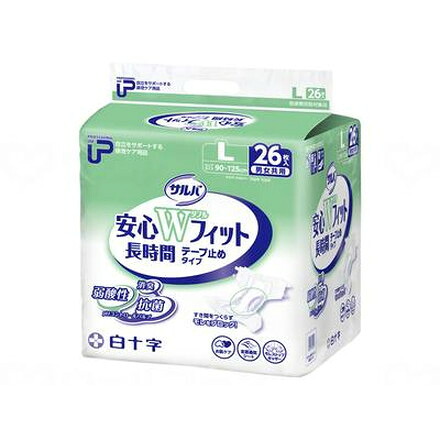白十字 PUサルバ安心Wフィット 袋 L 35597(代引不可)【送料無料】