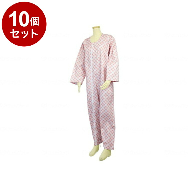 【単品10個セット】幸和製作所 テイコブ エコノミー上下続き服 オレンジ M UW01OR-M(代引不可)【送料無料】