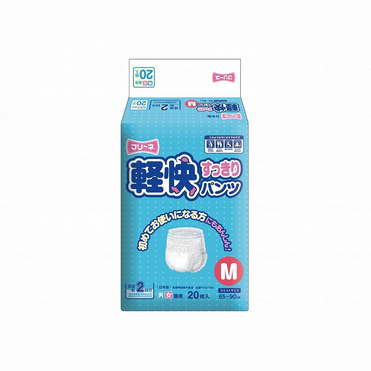 第一衛材 フリーネ 軽快 すっきりパンツ/ケース/M20枚 ケース M20枚 FKS 163 814045 1008 13847 20枚入×4袋(代引不可)【送料無料】