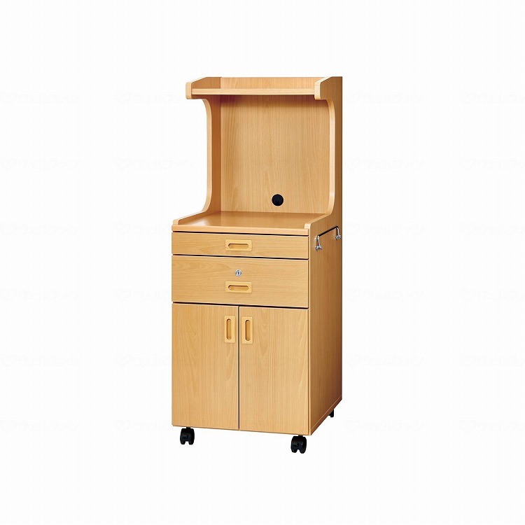 オフィス・ラボ 床頭台/ナチュラル/ミドルタイプ ナチュラル ミドルタイプ SWK 30D 582912 1043 11247 1台(代引不可)【送料無料】|リコメン堂生活館