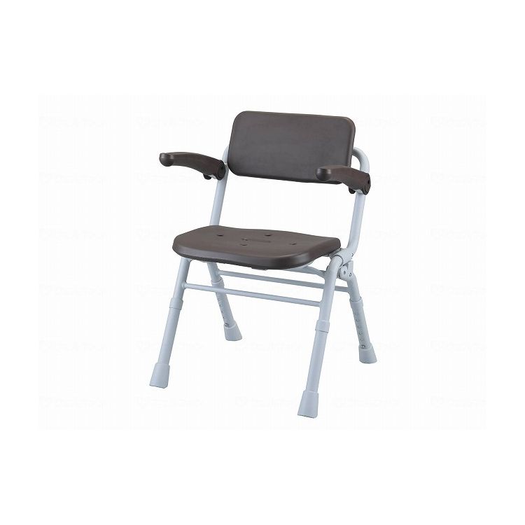 パナソニックエイジフリー シャワーチェア(Air)コンパクトSPワンタッチおりたたみ/モカブラウン/- PN-L41431BR モカブラウン 1台 470975 2243 -(代引不可)【送料無料】