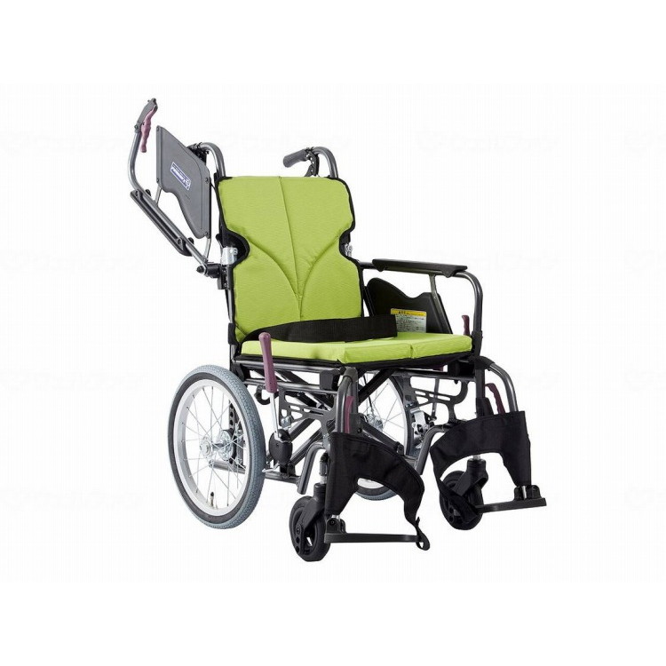 カワムラサイクル モダンBstyle 介助用 16インチ中・高床/若葉色(No.85)/座幅42-前座43cm(代引不可)【送料無料】