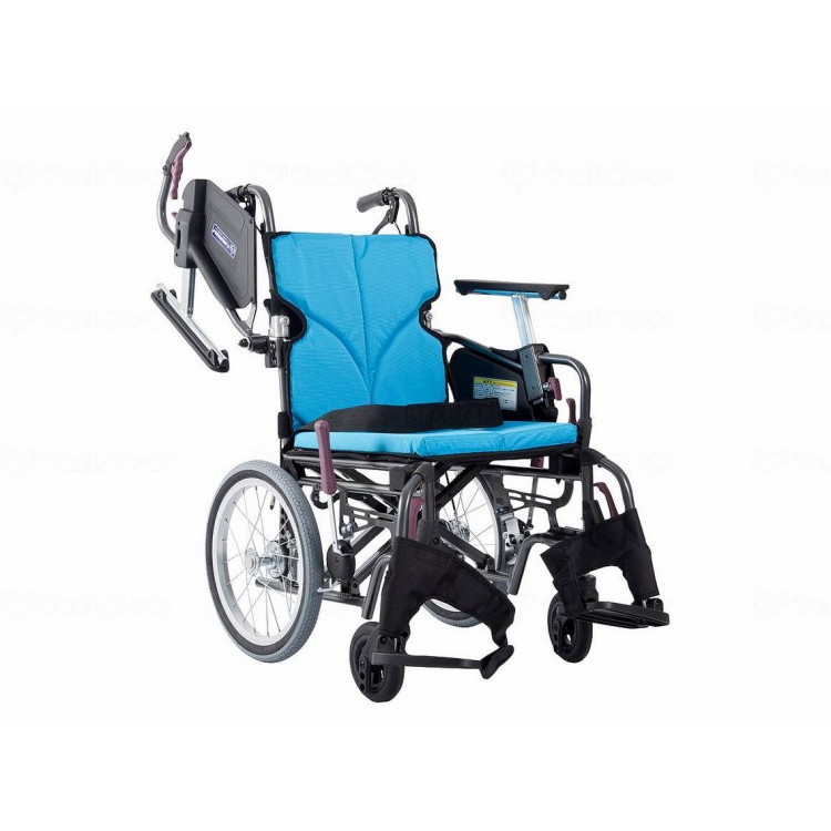 カワムラサイクル モダンCstyle 介助用 16インチ中・高床/ライトブルー(NO.83)/座幅38-前座43cm(代引不可)【送料無料】｜リコメン堂生活館