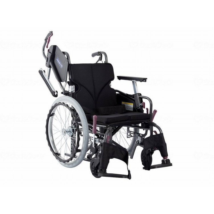 カワムラサイクル モダンCstyle 自走用 20インチ低床/No.68黒メッシュ(ポリエステル)/座幅38-前座36cm(代引不可)【送料無料】