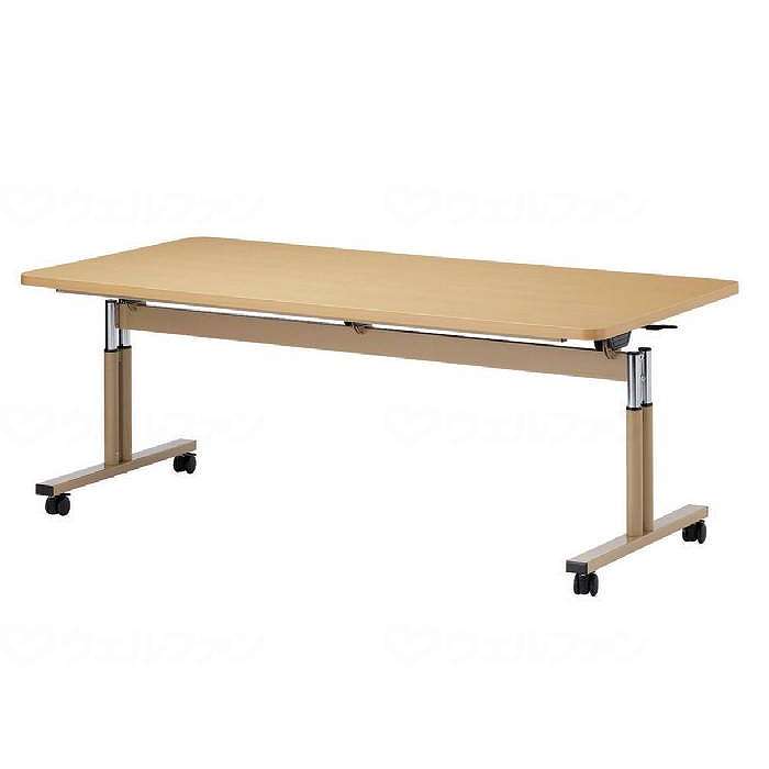 オフィス・ラボ T字脚昇降式テーブル TRタイプ 角型/ナチュラル/180&times;75(cm)(代引不可)【送料無料】｜リコメン堂生活館
