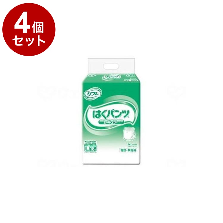【単品4個セット】 リブドゥ Gはくパンツレギュラー 袋 L 18197(代引不可)【送料無料】