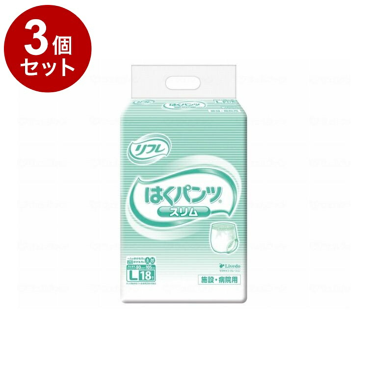 【単品3個セット】 リブドゥ Gはくパンツスリムタイプ 袋 L 18195(代引不可)【送料無料】