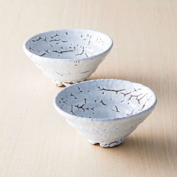 萩焼 白萩組茶碗 逸雄-63(代引不可)【送料無料】