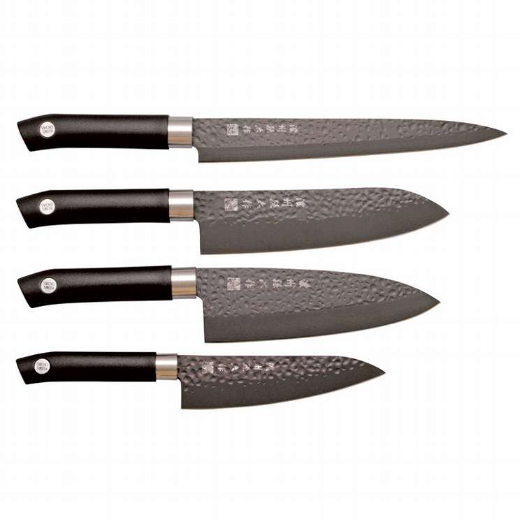 楽天市場】濃州孫六作 黒打和包丁4本セット 200Q 包丁 ほうちょう 刃物