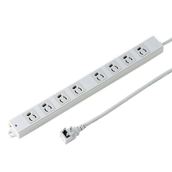 サンワサプライ 工事物件タップ(8個口・5m) TAP-KE8L-5(代引不可)【送料無料】