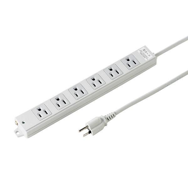 サンワサプライ 工事物件雷ガードタップ(3P・マグネット付・6個口・3m) TAP-K6NSP-3(代引不可)【送料無料】