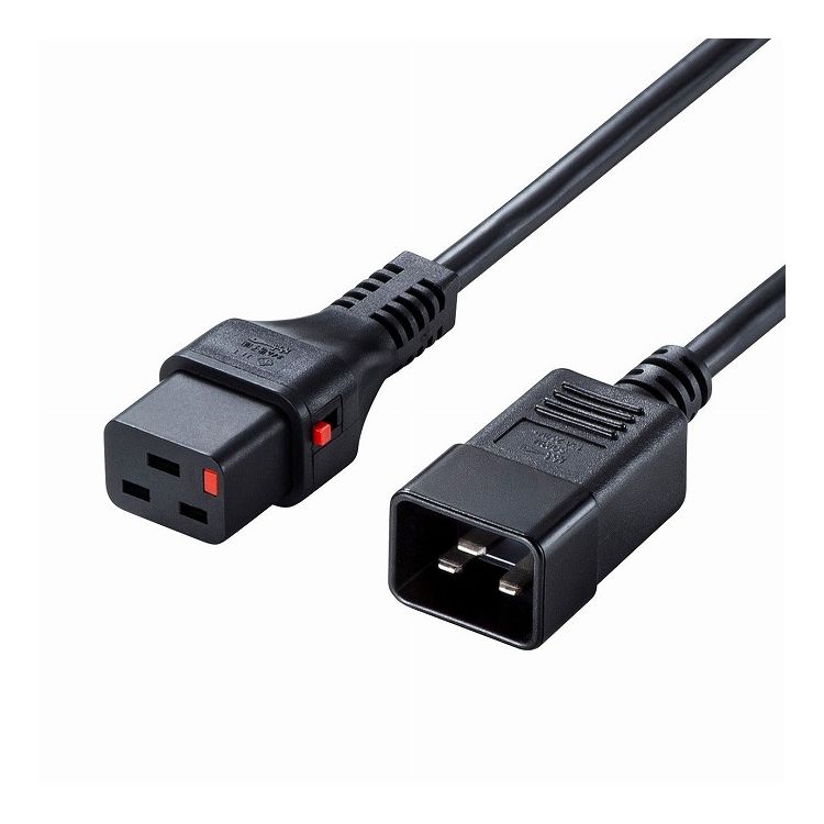 抜け防止ロック電源コード APW15-C20C19LK02(代引不可)【送料無料】