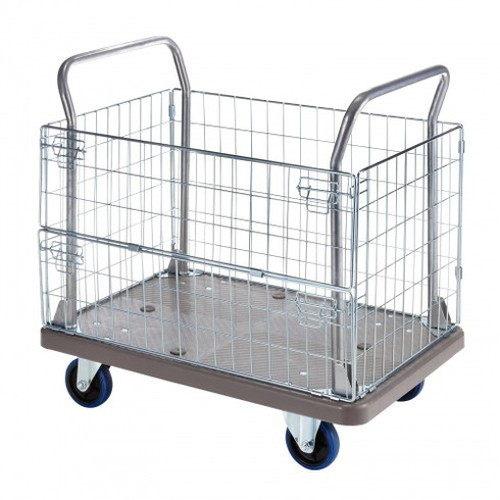 サンワサプライ かご付き台車 CART-FA13GY(代引不可)【送料無料】|リコメン堂生活館