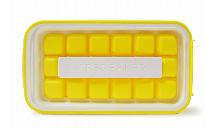 市場 ICE 製氷皿 アイストレー アイスブレーカー レモンイエロー 持ち運び BREAKER 遠足 飲み会 ICBP-LY アウトドア