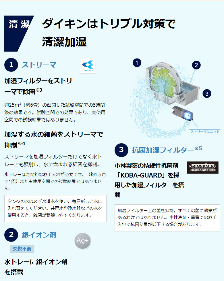 送料関税無料】 ダイキン 加湿ストリーマ空気清浄機 ACK55X-W ホワイト DAIKIN 代引不可 fucoa.cl