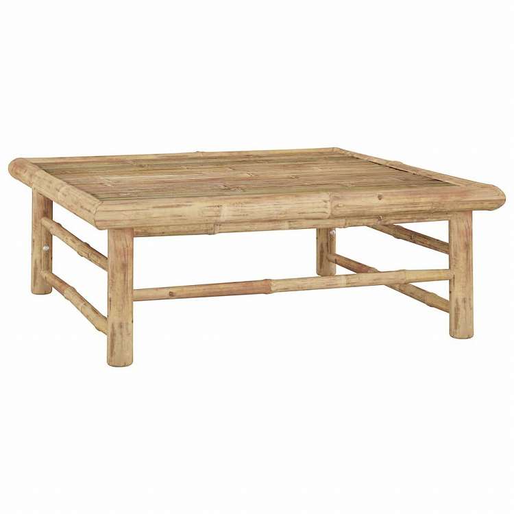 vidaXL ガーデンテーブル 65x65x30 cm 竹製家具 アウトドア家具 屋外椅子 屋外用組み合わせソファセット(代引不可)