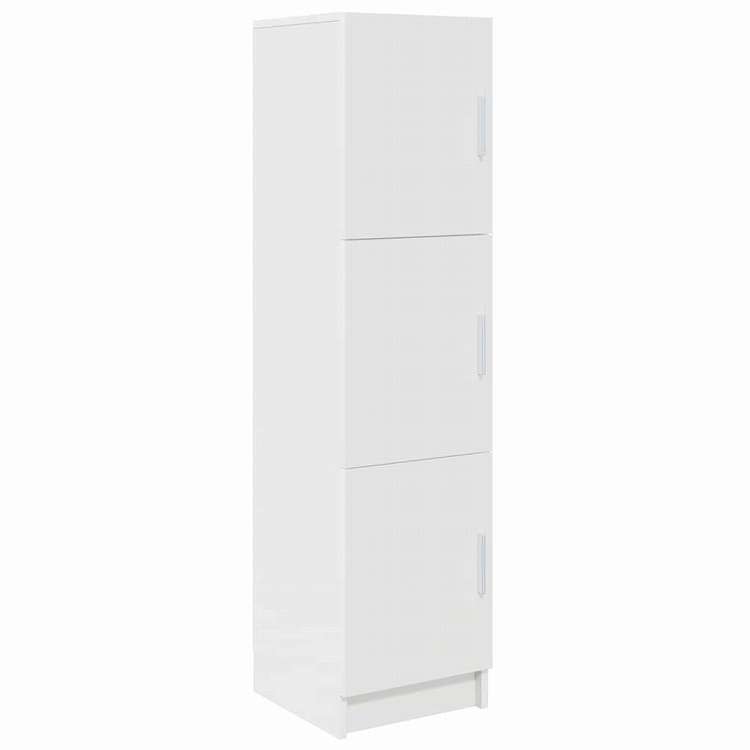 vidaXL ハイボード ホワイト 31.5 x 32 x 124 cm エンジニアリングウッド 家具 キャビネット&収納 サイドボード