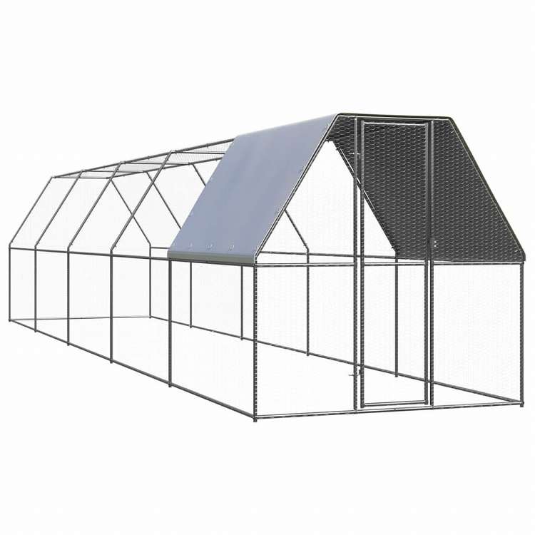 vidaXL 屋外鶏用ケージ 2x10x2m 亜鉛メッキ鋼製動物&ペット用品 ペット用品 小動物用品 小動物 飼育・ケージ(代引不可) 37,402円