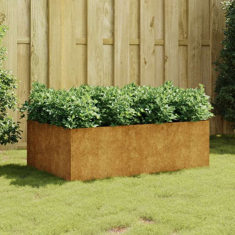 vidaXL ガーデンレイズドベッド 120x80x40 cm コルテン鋼ホーム&ガーデン 芝&ガーデン ガーデニング 鉢植え・プランター(代引不可) 10,265円