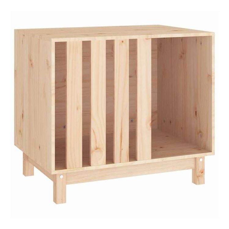 vidaXL ドッグハウス 70x50x62 cm 無垢材 パイン材 動物&ペット用品 ペット用品 犬用品 ドッグハウス(代引不可)【送料無料】