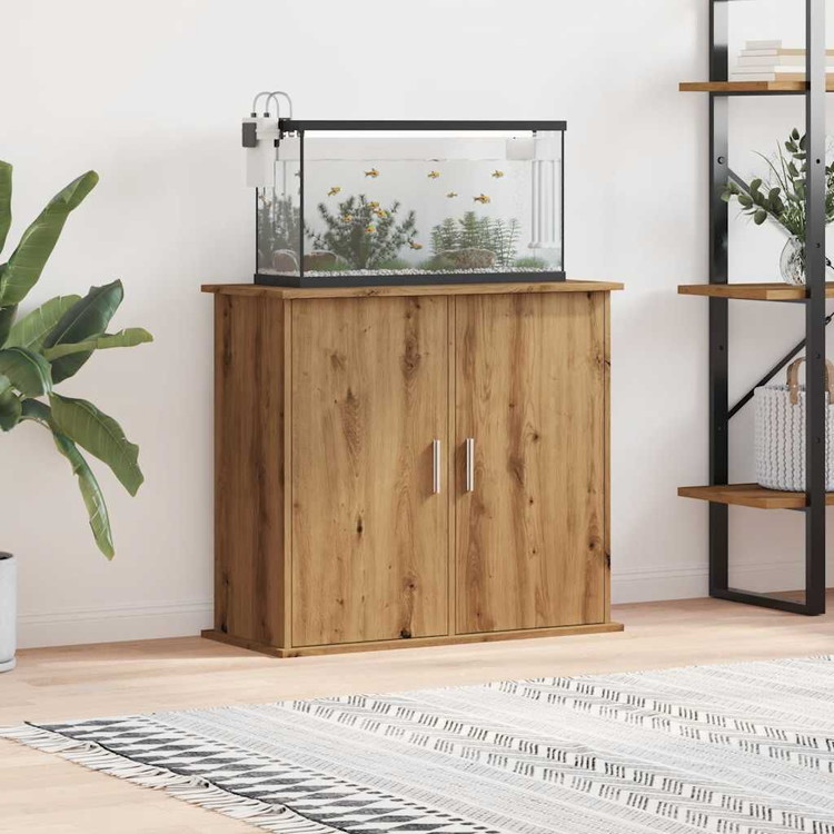 vidaXL 水槽スタンド アーティザンオーク 81×36×73cm エンジニアードウッド 動物 ペット用品 ペット用品 魚用品 Aquarium Stands(代引不可)