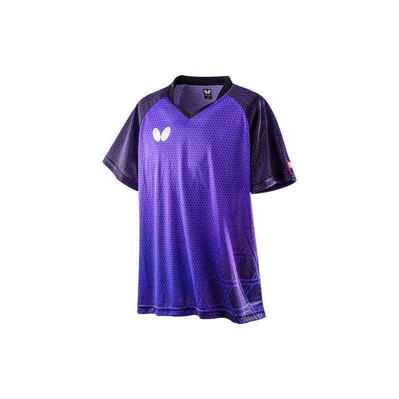Butterfly 卓球ゲームシャツ LAGOMEL SHIRT ラゴメル・シャツ 男女兼用 45610 ロイヤルブルー 卓球
