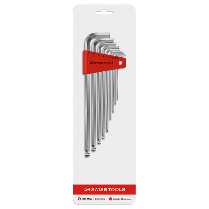 PB SWISS TOOLS PBスイス連邦 212LRH-10CN ホールド輪っか付六角鍵仕掛ける(代引不可)【貨物輸送無料】