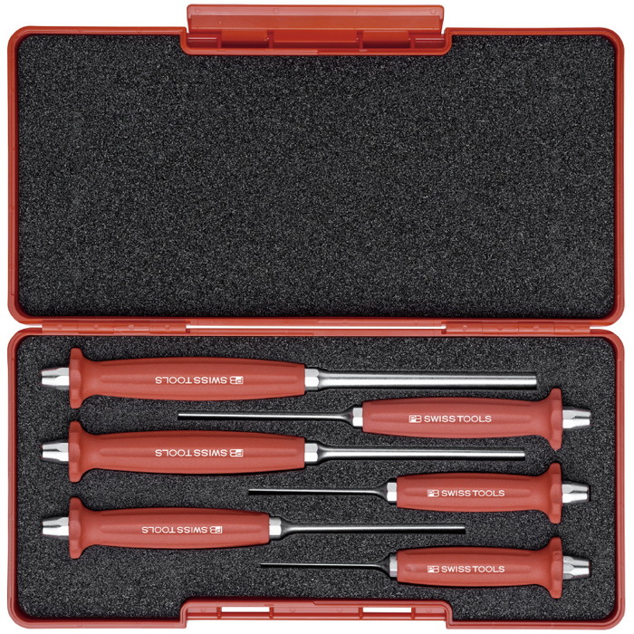 PB SWISS TOOLS PBスイス 758SET ハンドル付平行ピンポンチ BOXセット(代引不可)【送料無料】